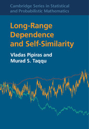 Couverture de l’ouvrage Long-Range Dependence and Self-Similarity
