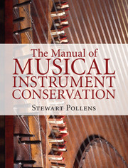 Couverture de l’ouvrage The Manual of Musical Instrument Conservation
