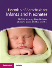 Cover of the book Essentials of Anesthesia for Infants and Neonates