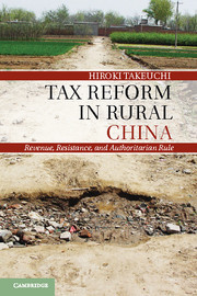 Cover of the book Tax Reform in Rural China