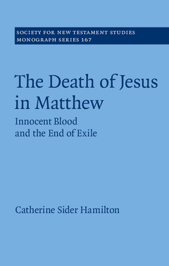 Couverture de l’ouvrage The Death of Jesus in Matthew