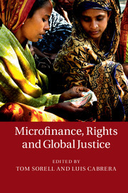 Cover of the book Microfinance, Rights and Global Justice