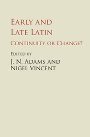 Cover of the book Early and Late Latin