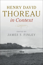 Couverture de l’ouvrage Henry David Thoreau in Context