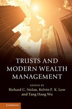 Couverture de l’ouvrage Trusts and Modern Wealth Management