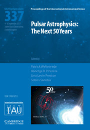 Couverture de l’ouvrage Pulsar Astrophysics (IAU S337)