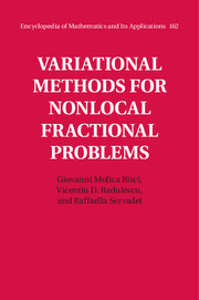 Couverture de l’ouvrage Variational Methods for Nonlocal Fractional Problems