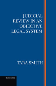 Couverture de l’ouvrage Judicial Review in an Objective Legal System