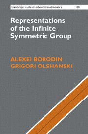 Couverture de l’ouvrage Representations of the Infinite Symmetric Group