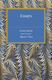 Couverture de l’ouvrage Bacon's Essays