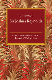 Couverture de l’ouvrage Letters of Sir Joshua Reynolds