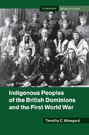 Couverture de l’ouvrage Indigenous Peoples of the British Dominions and the First World War