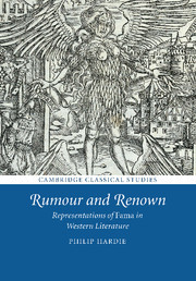 Couverture de l’ouvrage Rumour and Renown