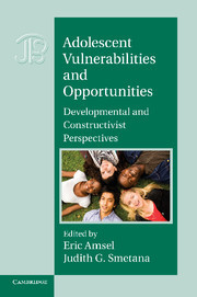 Couverture de l’ouvrage Adolescent Vulnerabilities and Opportunities