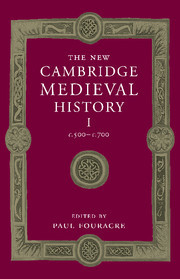 Couverture de l’ouvrage The New Cambridge Medieval History: Volume 1, c.500–c.700