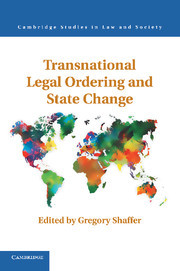 Cover of the book Transnational Legal Ordering and State Change