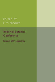 Couverture de l’ouvrage Imperial Botanical Conference