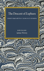 Couverture de l’ouvrage The Descent of Euphues
