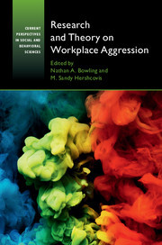 Couverture de l’ouvrage Research and Theory on Workplace Aggression