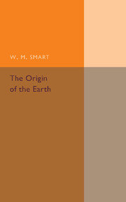 Couverture de l’ouvrage The Origin of the Earth