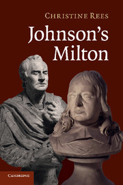 Couverture de l’ouvrage Johnson's Milton