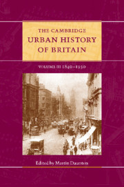 Couverture de l’ouvrage The Cambridge Urban History of Britain