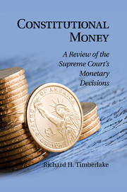 Cover of the book Constitutional Money
