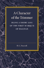 Cover of the book A Character of the Trimmer