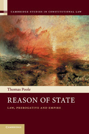 Couverture de l’ouvrage Reason of State