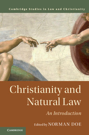 Couverture de l’ouvrage Christianity and Natural Law