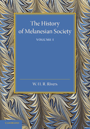 Couverture de l’ouvrage The History of Melanesian Society: Volume 1