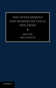 Couverture de l’ouvrage The Development and Making of Legal Doctrine: Volume 6