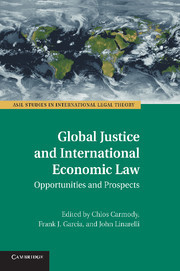 Couverture de l’ouvrage Global Justice and International Economic Law