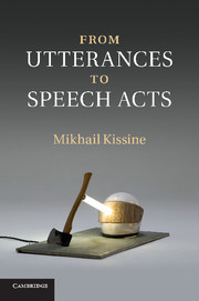 Cover of the book From Utterances to Speech Acts