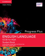 Couverture de l’ouvrage GCSE English Language for AQA Progress Plus Student Book