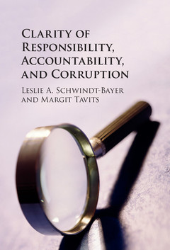 Couverture de l’ouvrage Clarity of Responsibility, Accountability, and Corruption