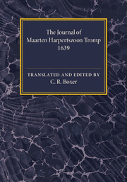 Couverture de l’ouvrage The Journal of Maarten Harpertszoon Tromp