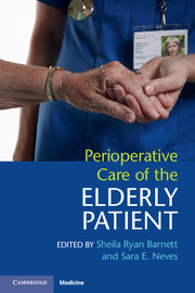 Couverture de l’ouvrage Perioperative Care of the Elderly Patient