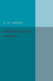 Couverture de l’ouvrage Elementary Quantum Mechanics