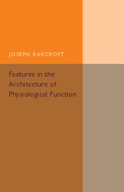 Cover of the book Features in the Architecture of Physiological Function