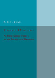 Couverture de l’ouvrage Theoretical Mechanics