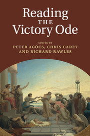 Couverture de l’ouvrage Reading the Victory Ode