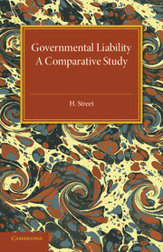 Couverture de l’ouvrage Governmental Liability