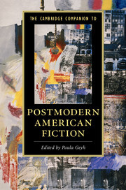 Couverture de l’ouvrage The Cambridge Companion to Postmodern American Fiction