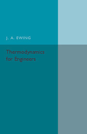 Couverture de l’ouvrage Thermodynamics for Engineers