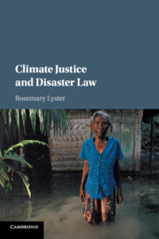 Couverture de l’ouvrage Climate Justice and Disaster Law