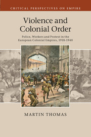 Couverture de l’ouvrage Violence and Colonial Order