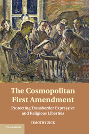 Couverture de l’ouvrage The Cosmopolitan First Amendment