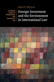 Couverture de l’ouvrage Foreign Investment and the Environment in International Law
