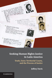 Couverture de l’ouvrage Seeking Human Rights Justice in Latin America